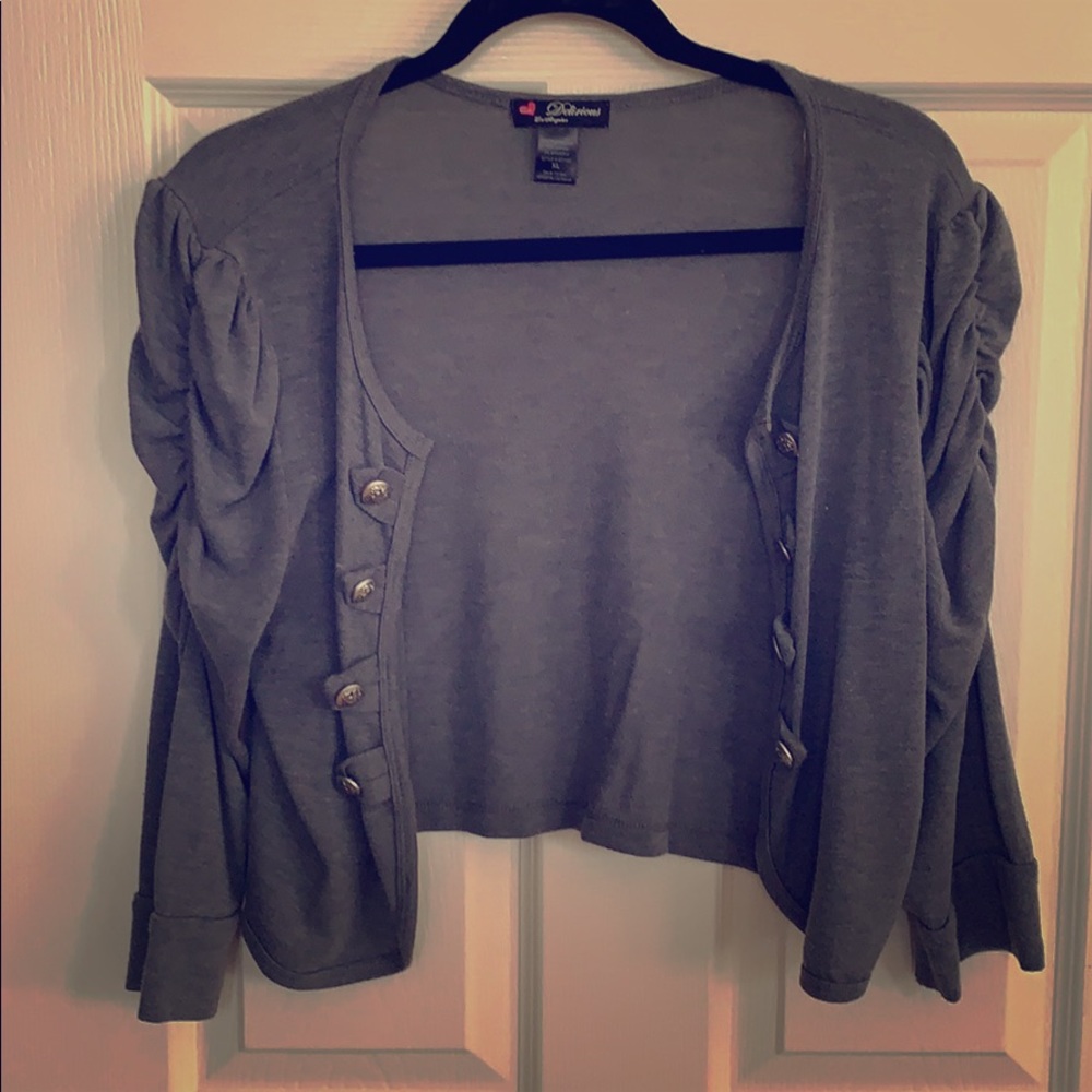 Cute gray cardigan/sweater